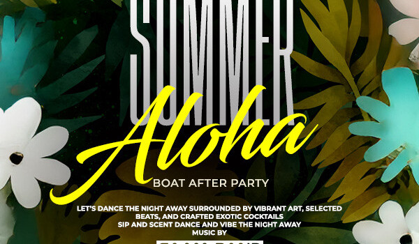 Summer Aloha Boat after party at G-GALLERY
