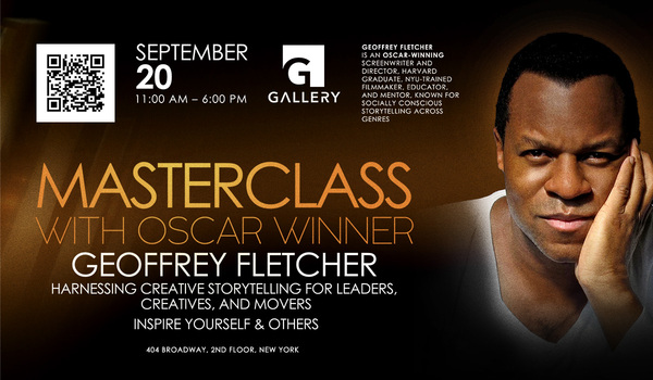Сreative Storytelling Masterclass with Oscar winner Geoffrey Fletcher 