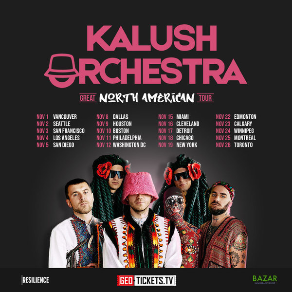 Kalush Orchestra North American Tour 2023