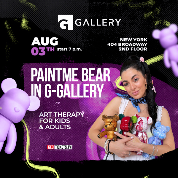 Paintme Bear in G-Gallery (Art class)