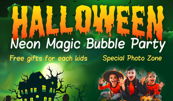 Halloween Neon Magic Bubble Party Miami
