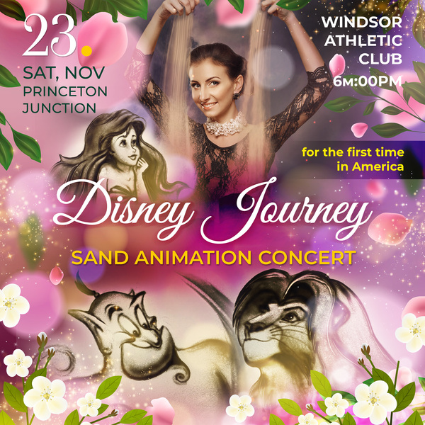 Sand animation concert "Disney Journey"